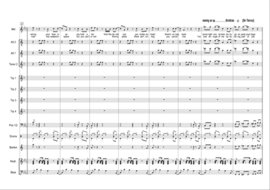 Moving On Up Tenor Saxophone scores gallery preview page 4
