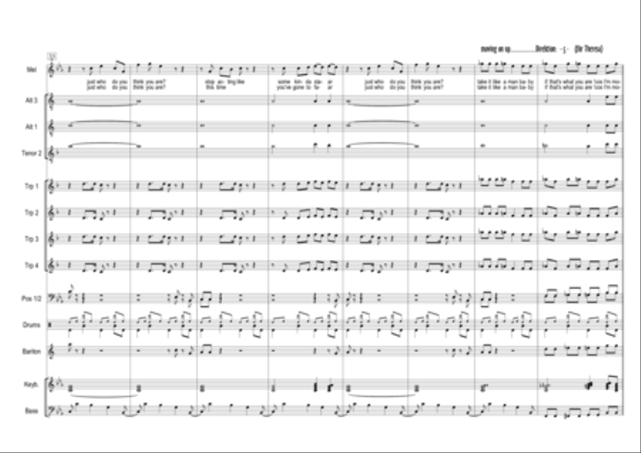 Moving On Up Tenor Saxophone scores gallery preview page 5