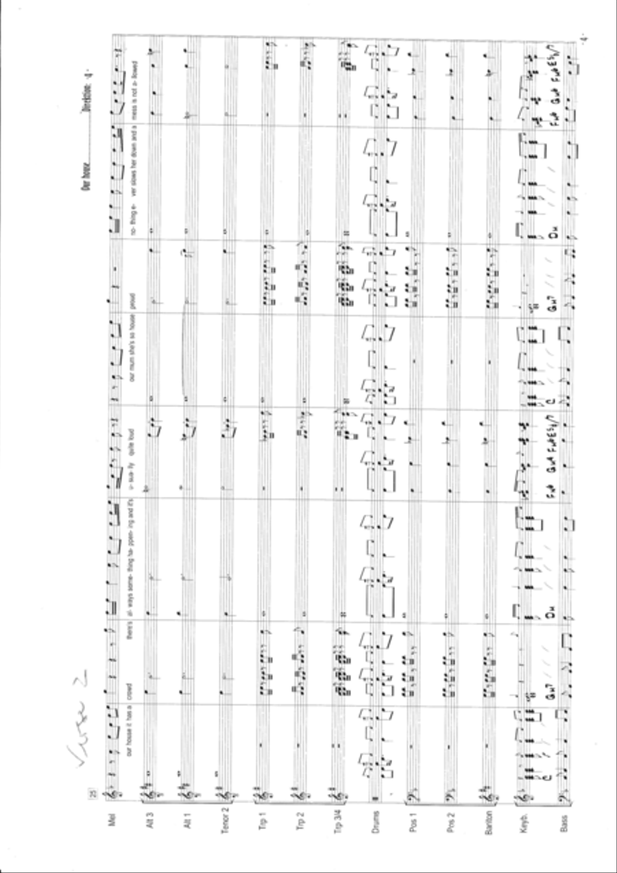 Our House Tenor Saxophone scores gallery preview page 4