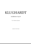 Schilflieder Op.28 by August Klughardt for two Clarinets aud Piano.