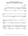 Joshua Fit The Battle Of Jericho (2-part choir - (Soprano and Tenor)