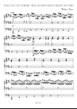 Toccata on theme 'Jesu, komm doch selbst zu mir' (for organ)