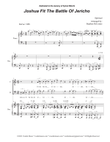 Joshua Fit The Battle Of Jericho (2-part choir - (TB)