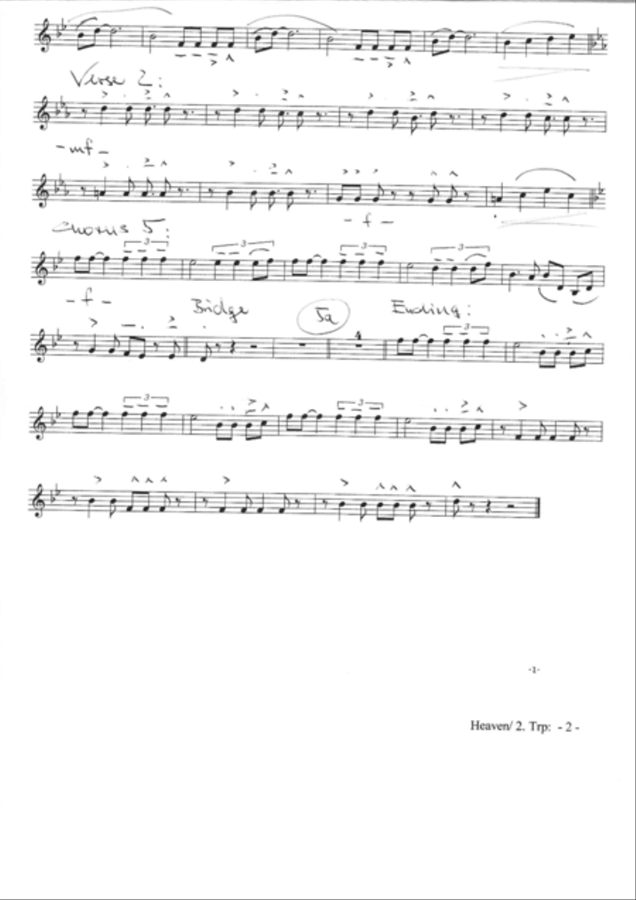 Heaven Must Be Missing An Angel Jazz Ensemble scores gallery preview page 4
