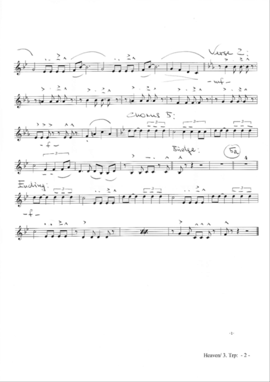 Heaven Must Be Missing An Angel Jazz Ensemble scores gallery preview page 6