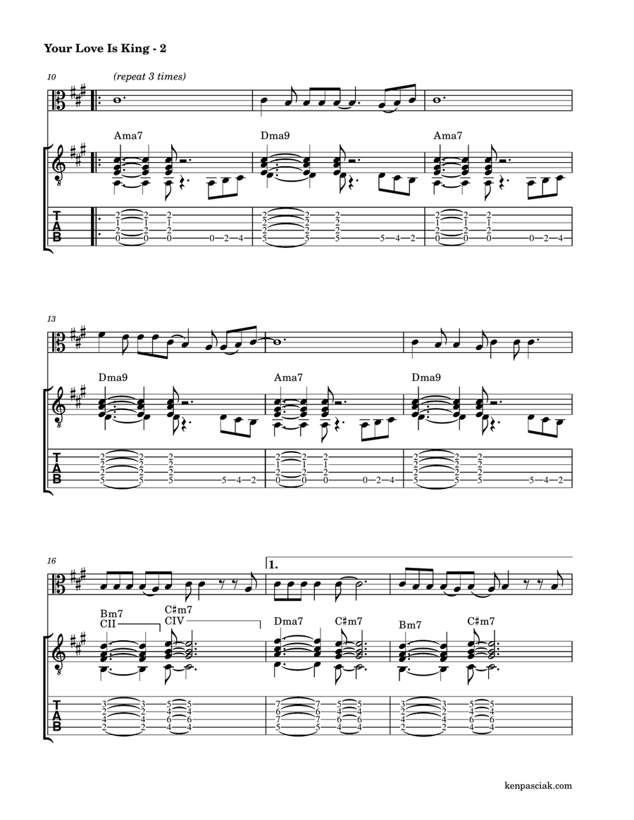 Your Love Is King Your Love Is King String Duet scores gallery preview page 4