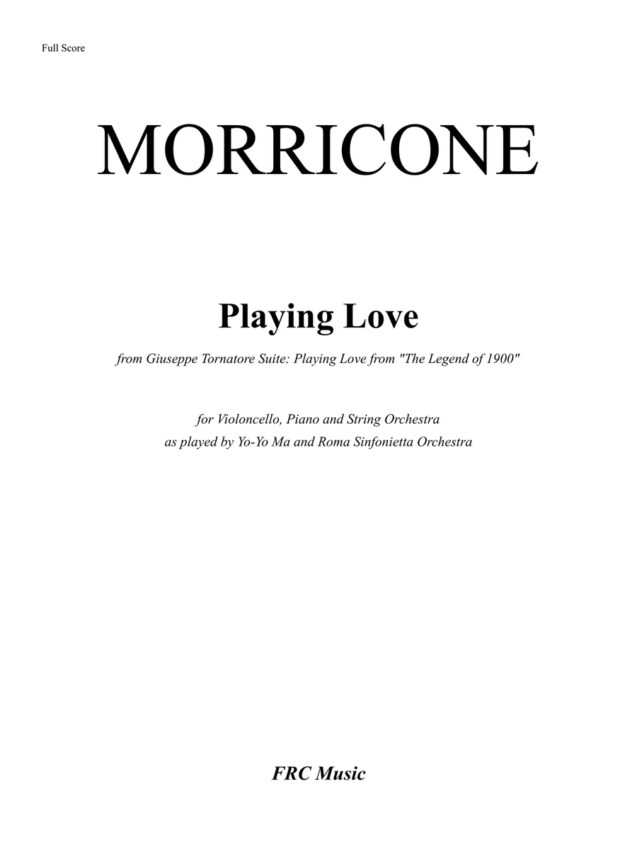 Playing Love - Score Only String Orchestra scores gallery preview page 2