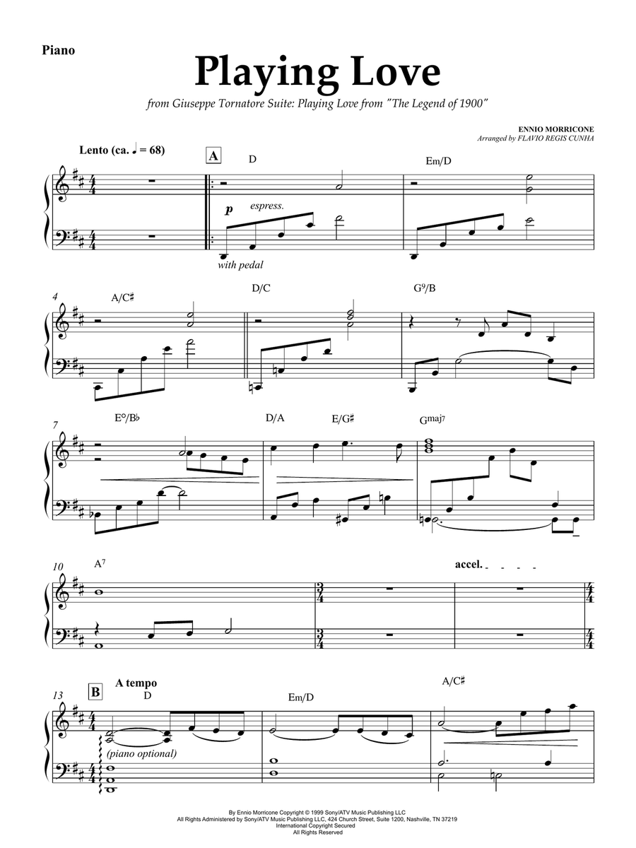 Playing Love - Score Only String Orchestra scores gallery preview page 6