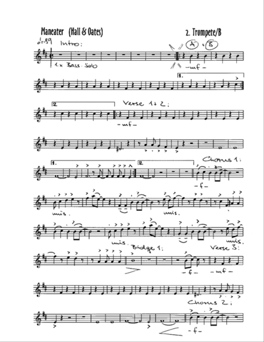 Maneater Jazz Ensemble scores gallery preview page 3