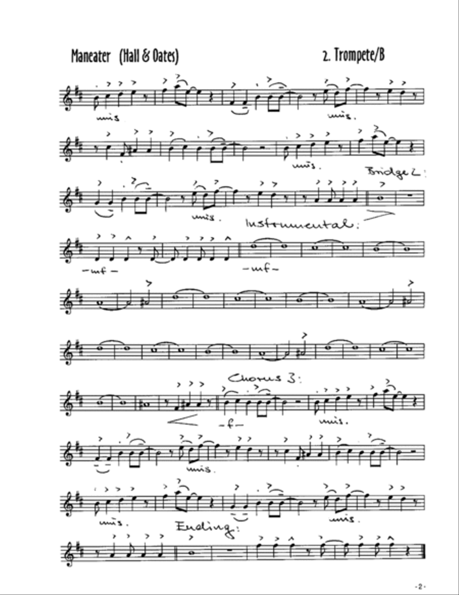 Maneater Jazz Ensemble scores gallery preview page 4