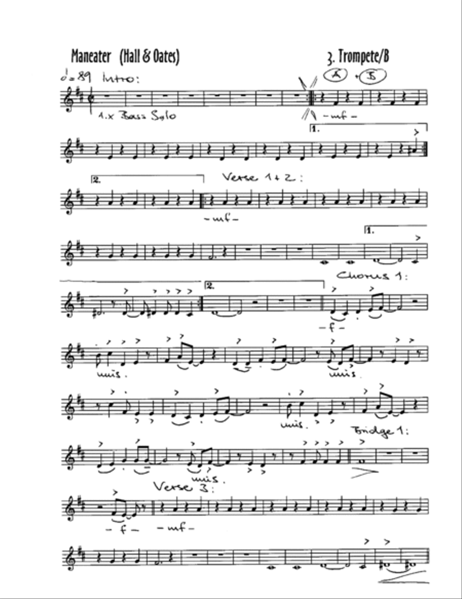 Maneater Jazz Ensemble scores gallery preview page 5