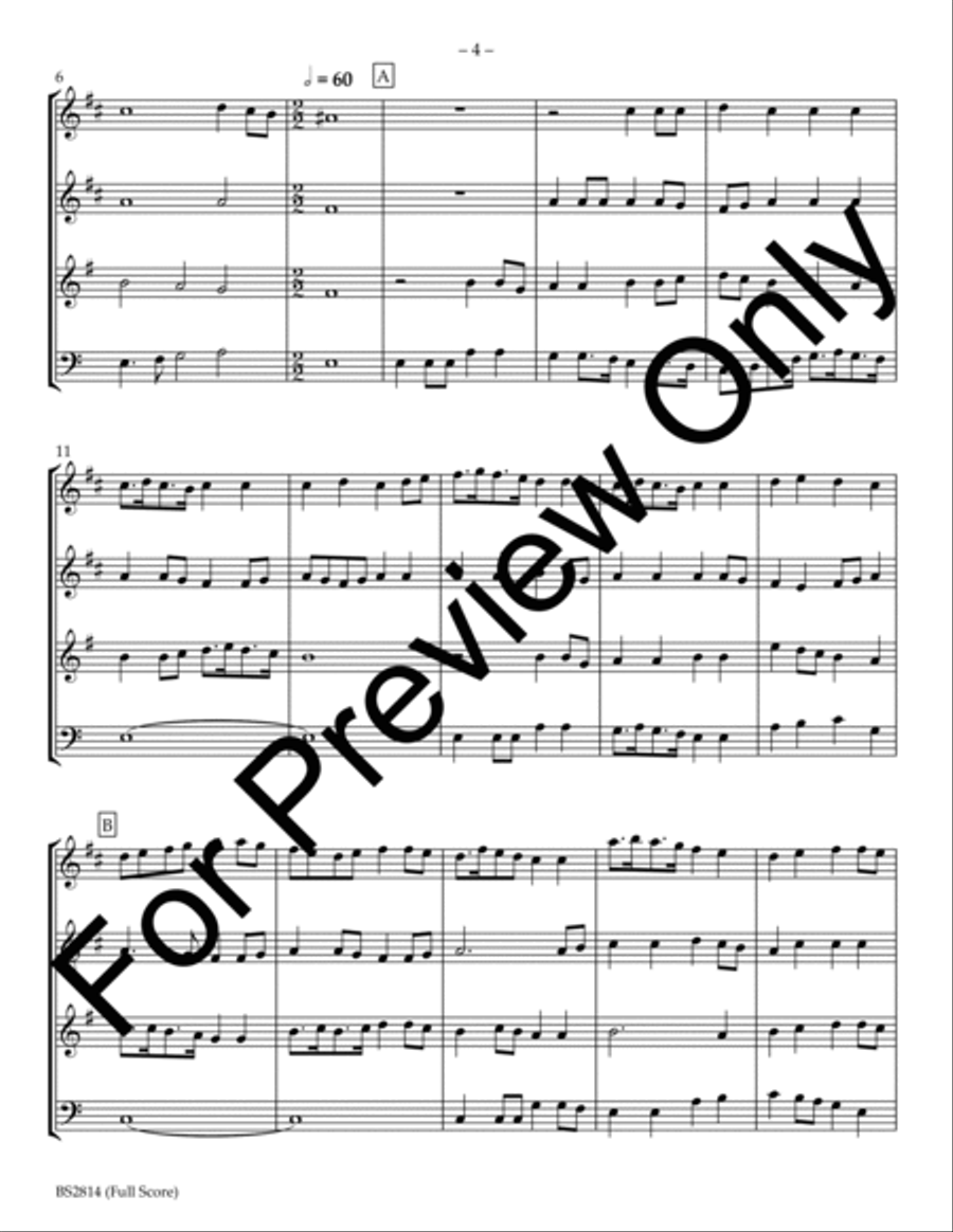 Billings Suite Chamber Music scores gallery preview page 4