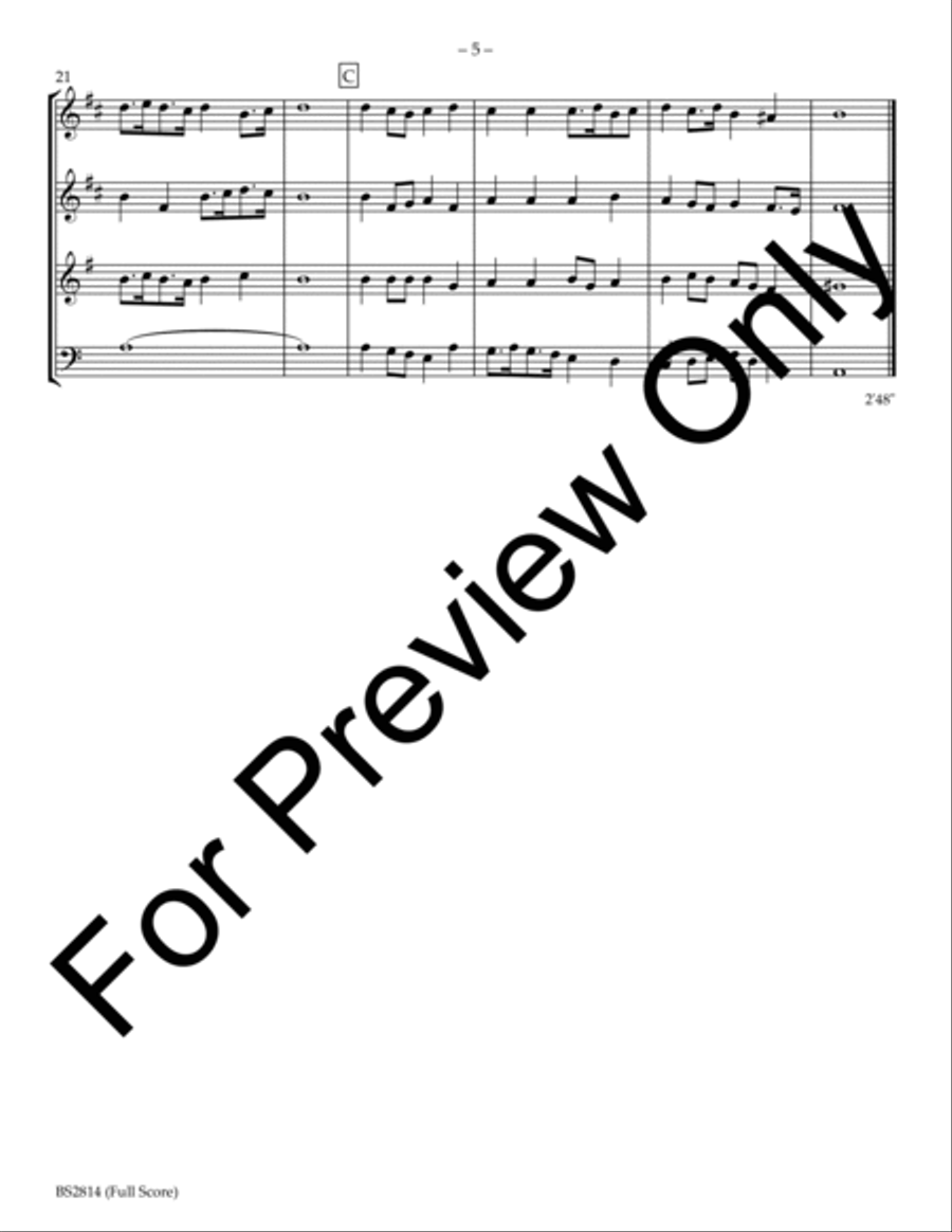 Billings Suite Chamber Music scores gallery preview page 5