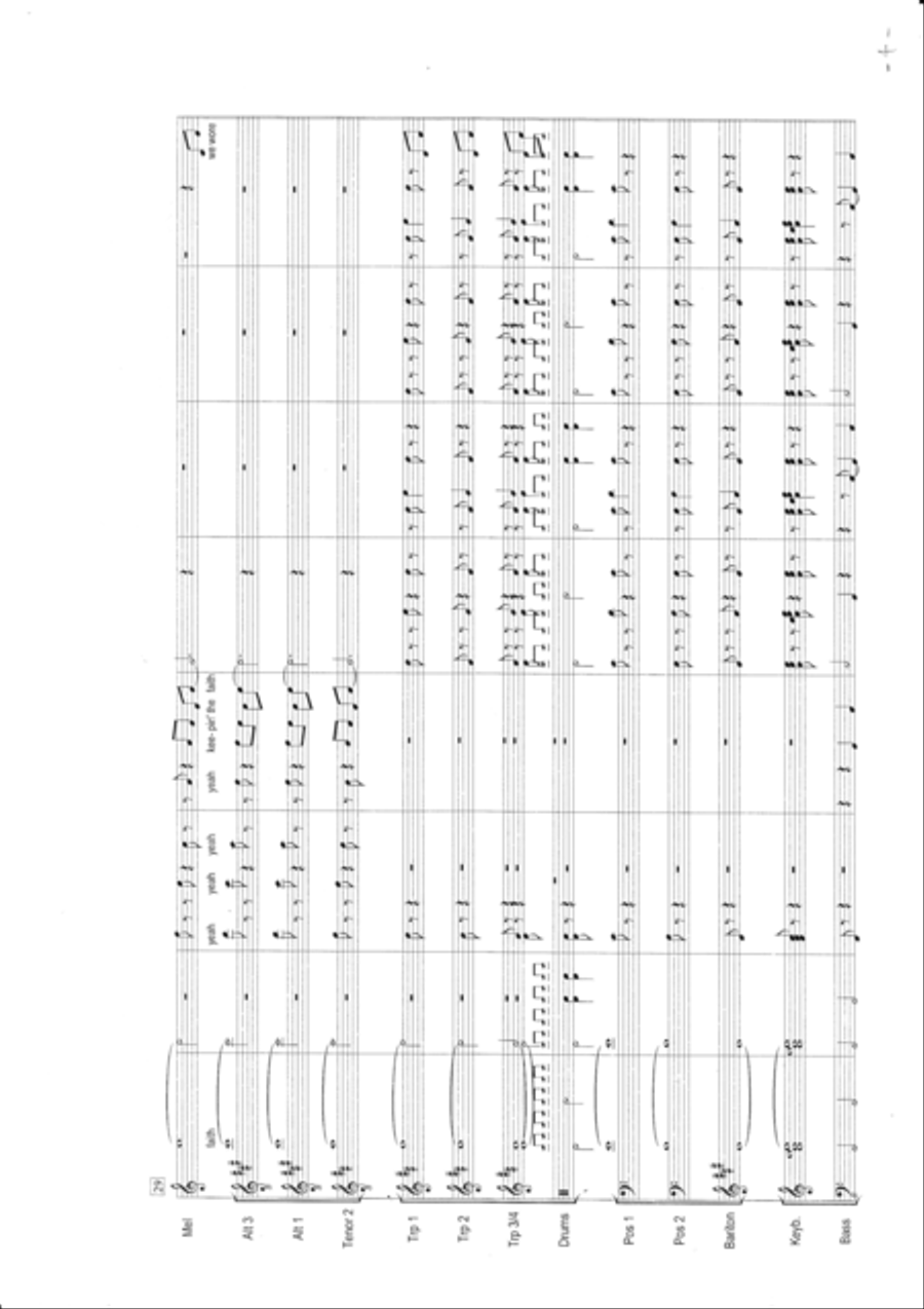 Keeping The Faith Tenor Saxophone scores gallery preview page 4