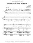 Joshua Fit The Battle of Jericho (2-part choir - (SA)