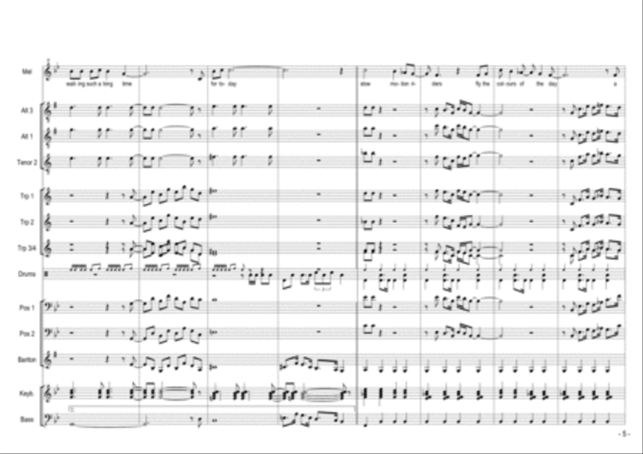 Saturday In The Park Tenor Saxophone scores gallery preview page 5