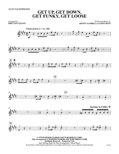 Get Up, Get Down, Get Funky, Get Loose: E-flat Alto Saxophone