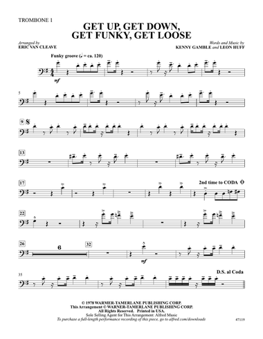 Get Up, Get Down, Get Funky, Get Loose: 1st Trombone