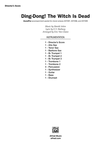 Ding-Dong! The Witch Is Dead: Score