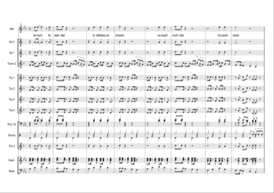 Return To Sender Tenor Saxophone scores gallery preview page 3
