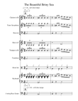 The Beautiful Briny Sea - Score Only