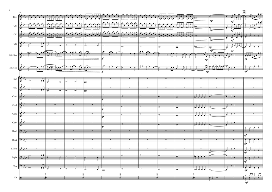 Let It Go Marching Band scores gallery preview page 4