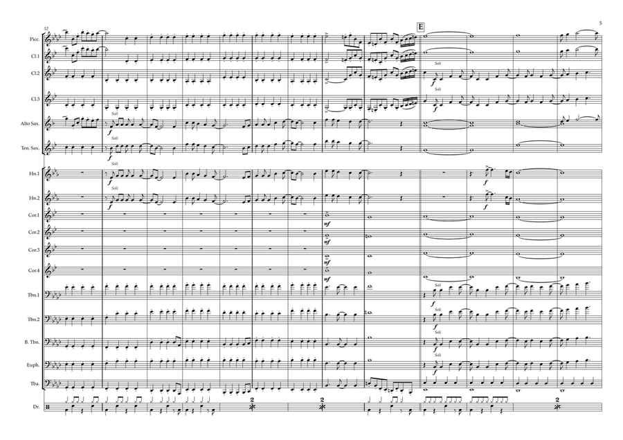 Let It Go Marching Band scores gallery preview page 5