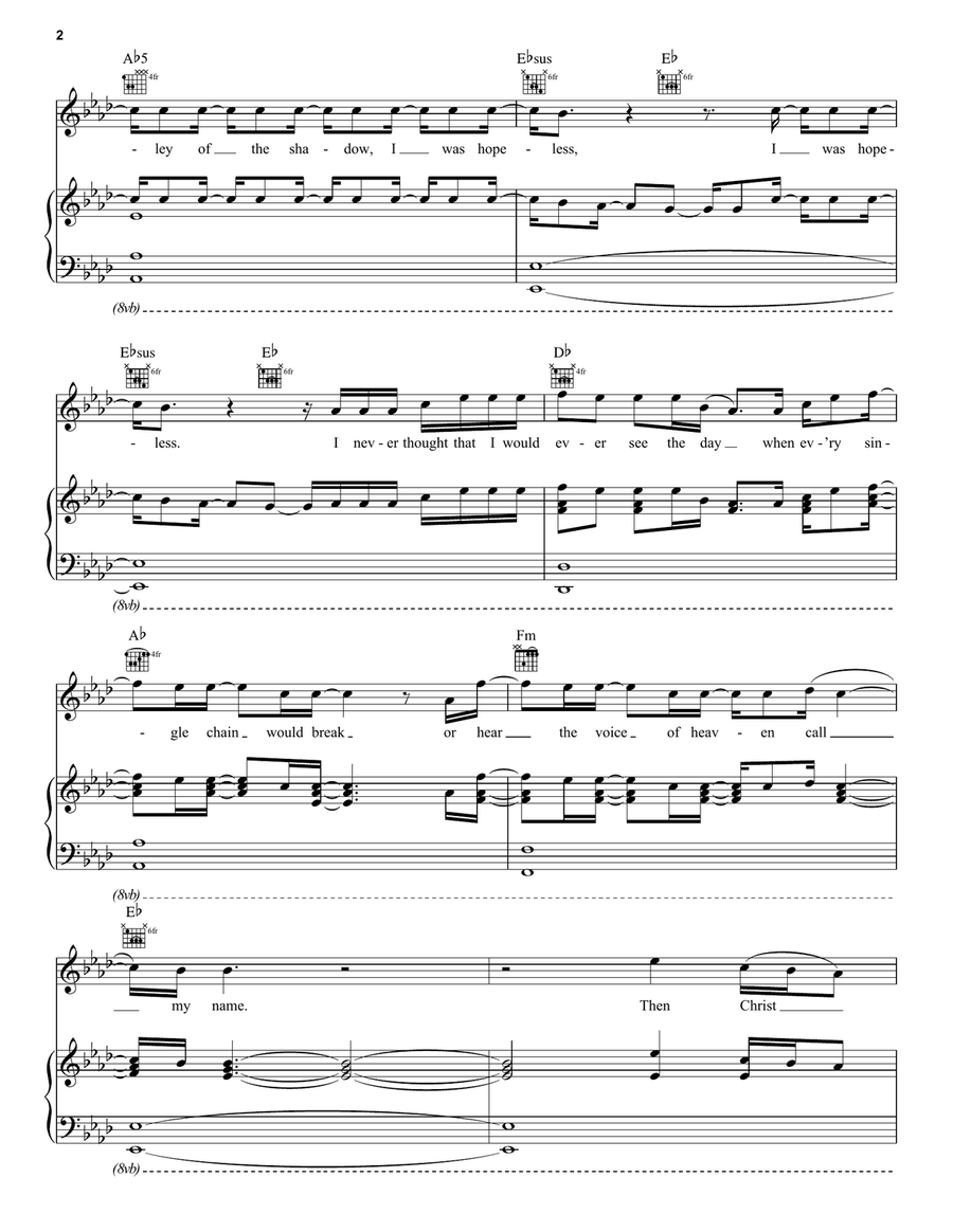 Then Christ Came Then Christ Came Piano, Vocal, Guitar scores gallery preview page 2