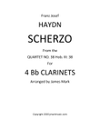 Scherzo from Quartet Hob. III: 38