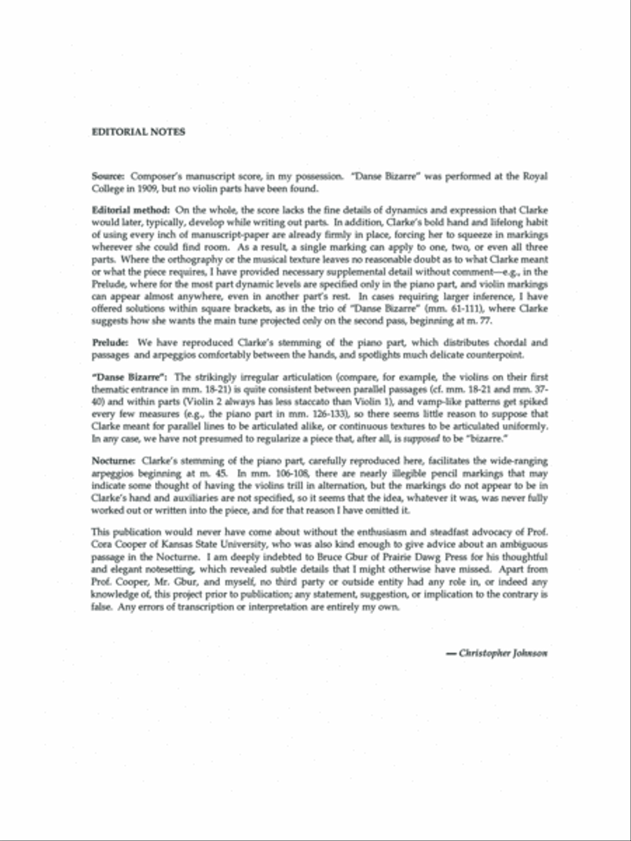 Three Pieces for Two Violins and Piano Violin scores gallery preview page 3