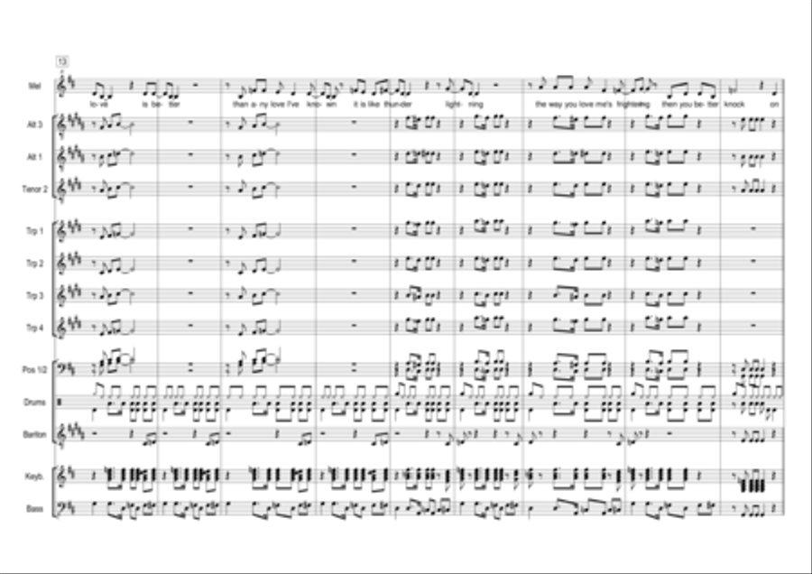 Knock On Wood Tenor Saxophone scores gallery preview page 3