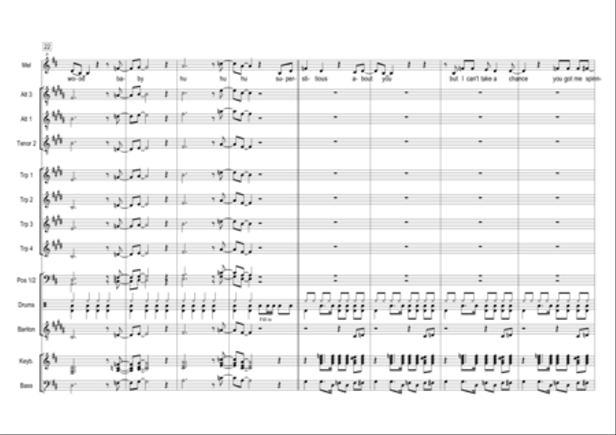 Knock On Wood Tenor Saxophone scores gallery preview page 4