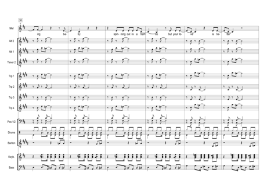 Knock On Wood Tenor Saxophone scores gallery preview page 5