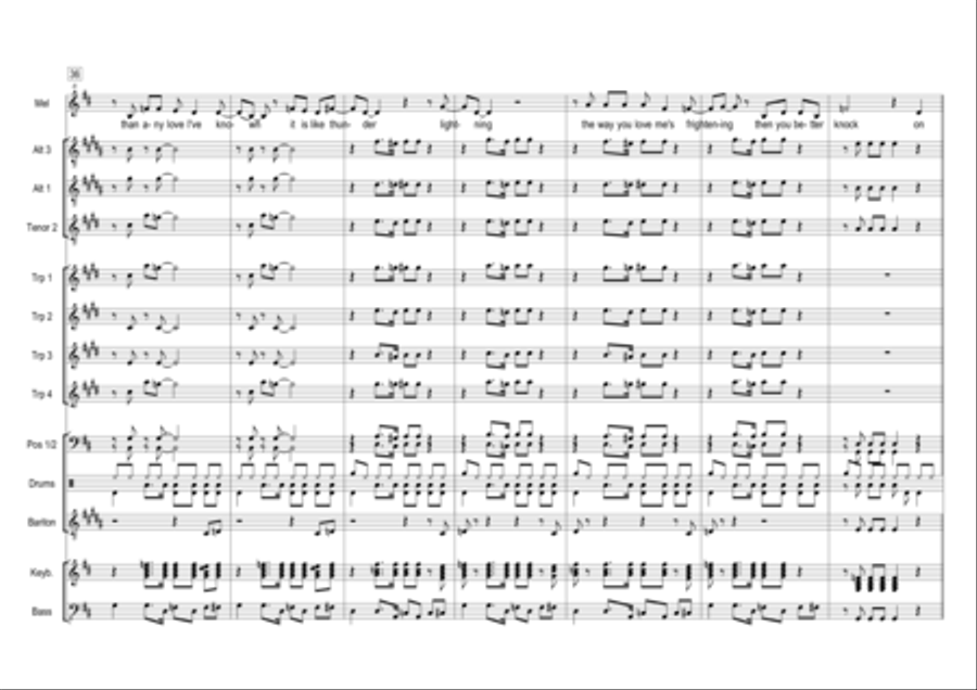 Knock On Wood Tenor Saxophone scores gallery preview page 6