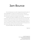 3am Bounce - Score Only