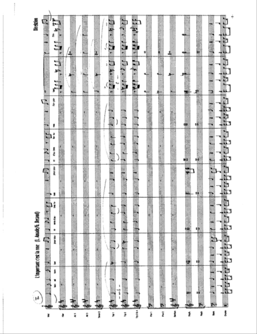 L' Important C'est La Rose Tenor Saxophone scores gallery preview page 2