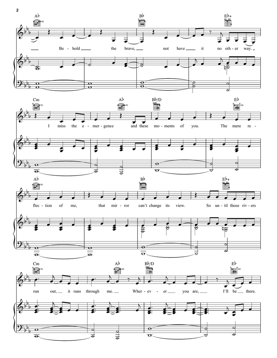 Born Again (from Black Panther: Wakanda Forever) Piano, Vocal, Guitar scores gallery preview page 2