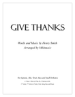 Give Thanks