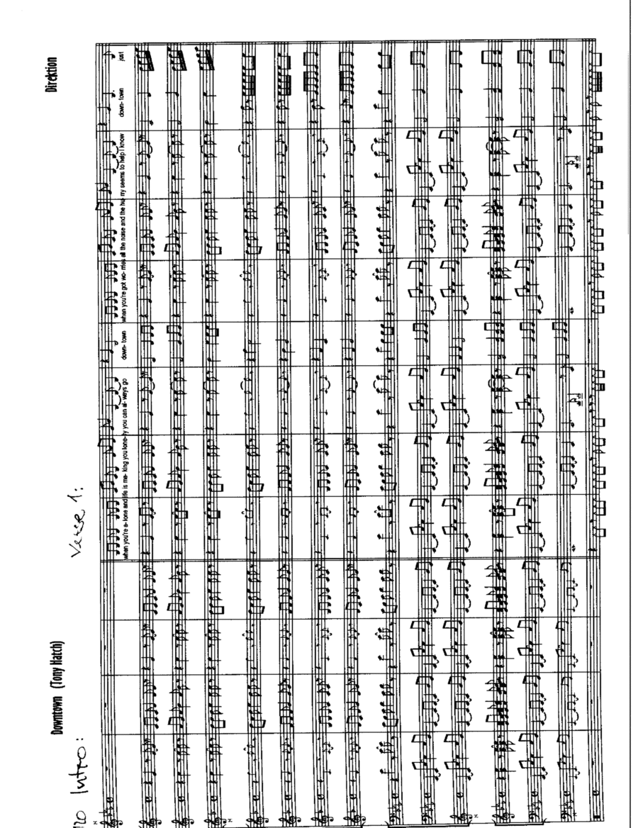 Downtown Tenor Saxophone scores gallery preview page 1