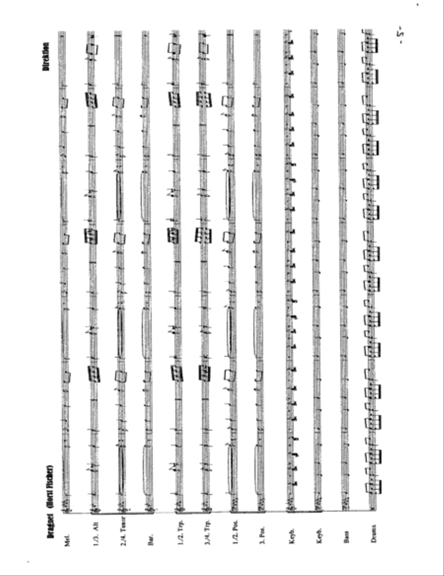 Dragnet Tenor Saxophone scores gallery preview page 5