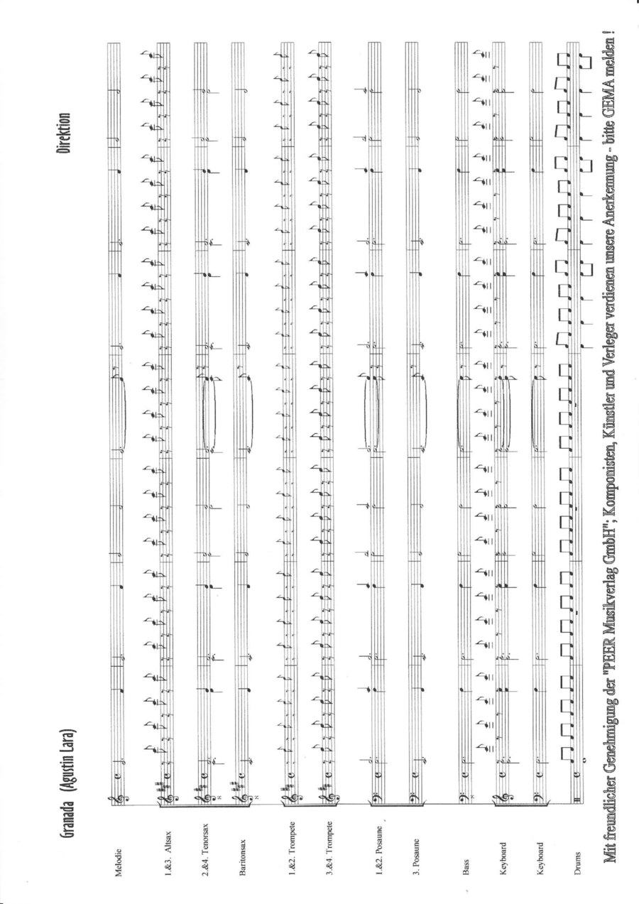 Granada Tenor Saxophone scores gallery preview page 1