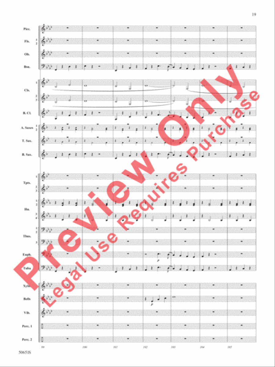 The Wild One! The Wild One! Concert Band scores gallery preview page 20