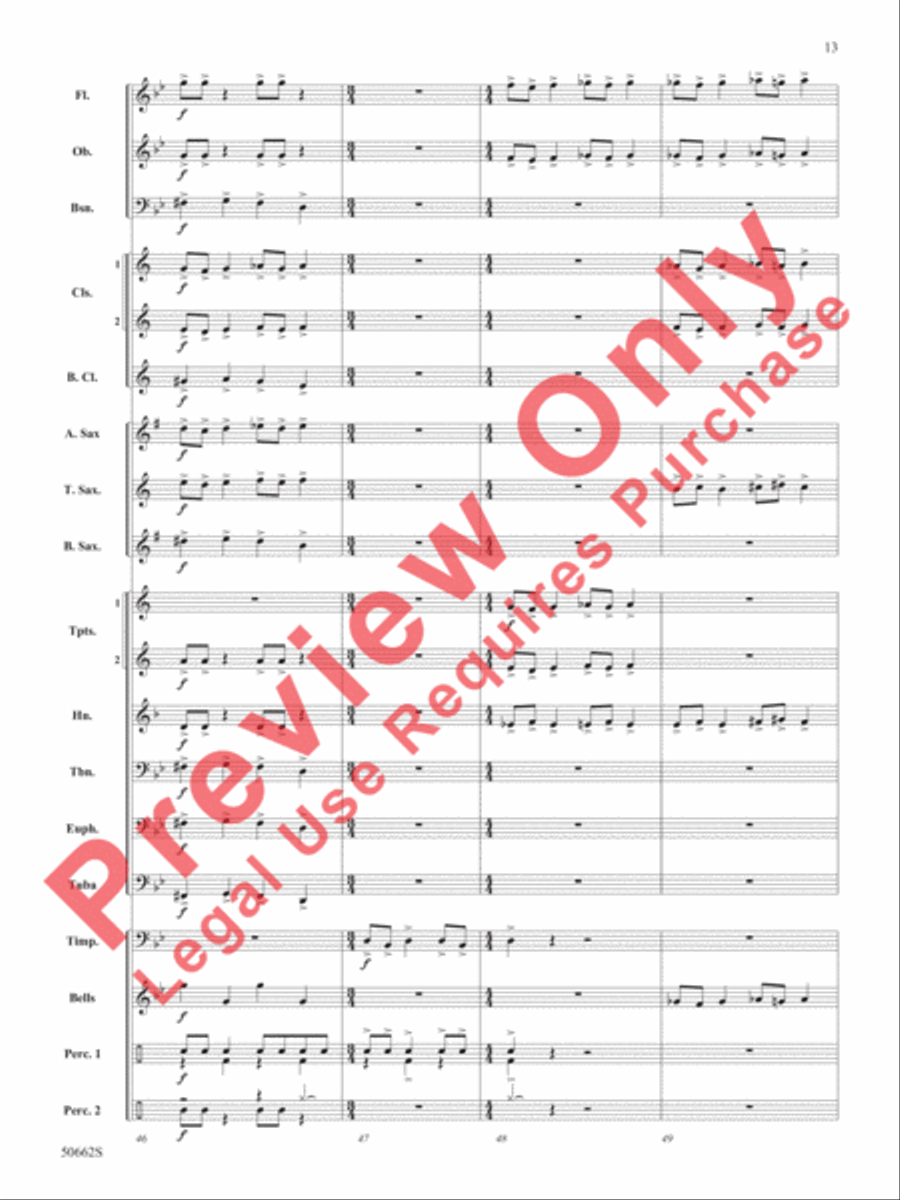 Clutch Clutch Concert Band scores gallery preview page 14