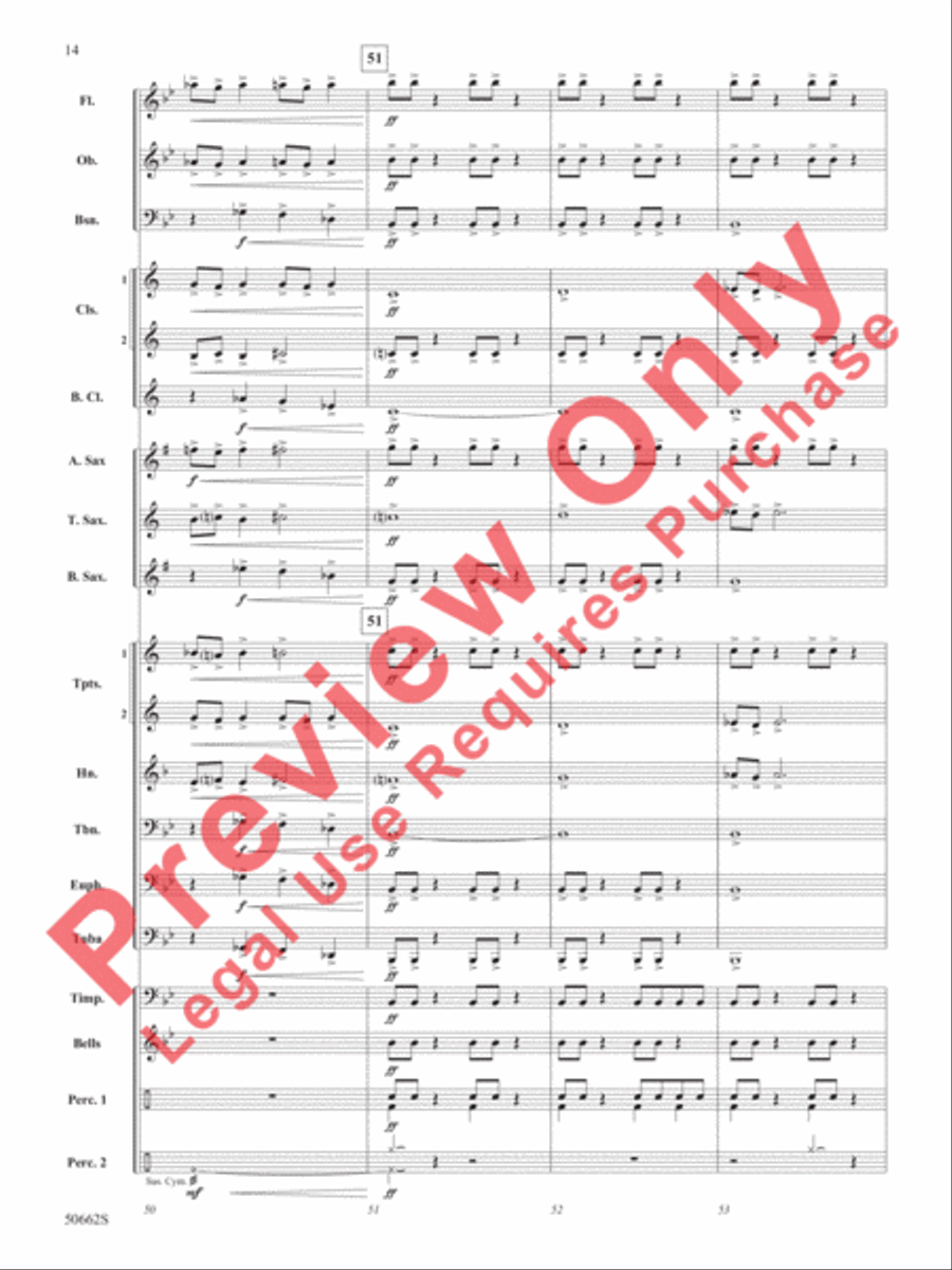 Clutch Clutch Concert Band scores gallery preview page 15
