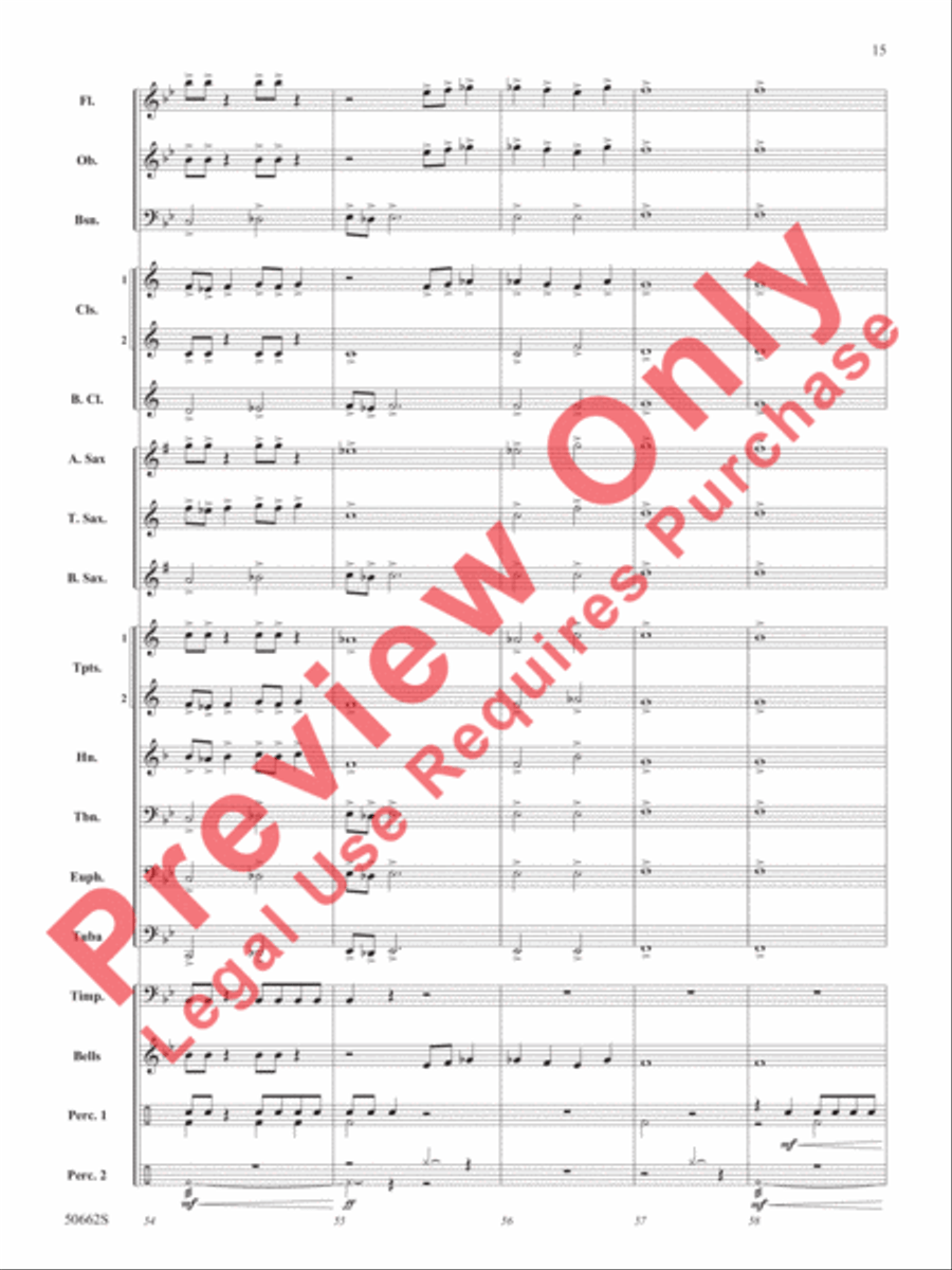 Clutch Clutch Concert Band scores gallery preview page 16