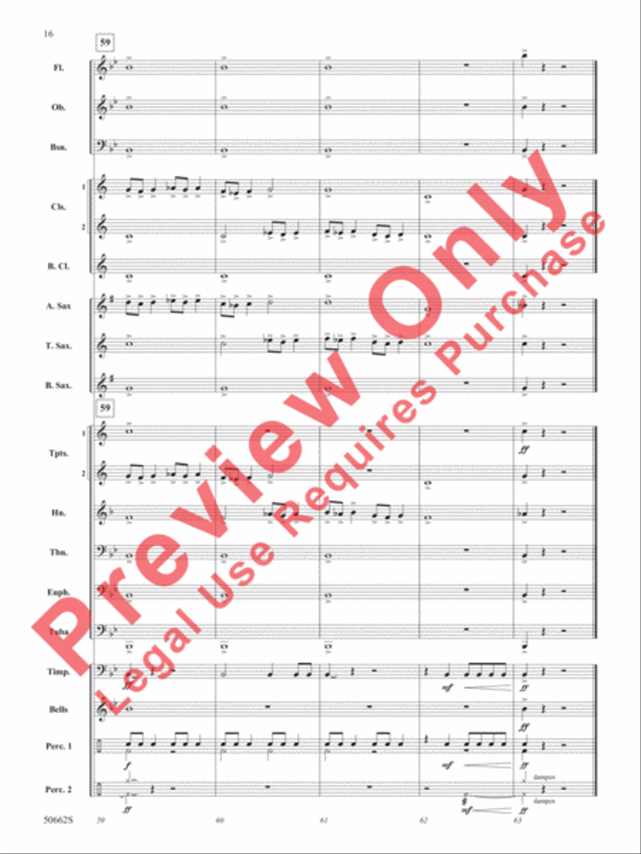 Clutch Clutch Concert Band scores gallery preview page 17
