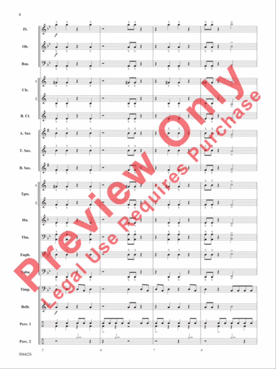 Clutch Clutch Concert Band scores gallery preview page 5