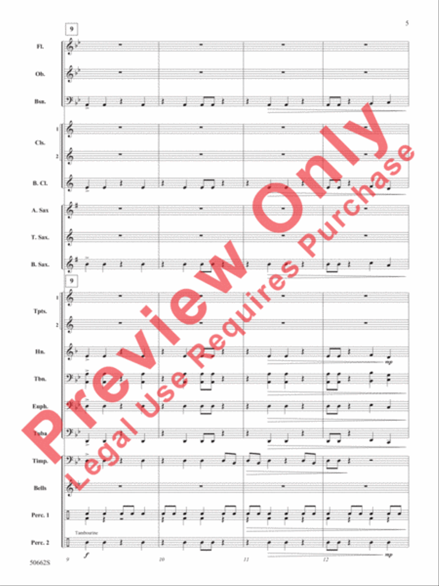Clutch Clutch Concert Band scores gallery preview page 6