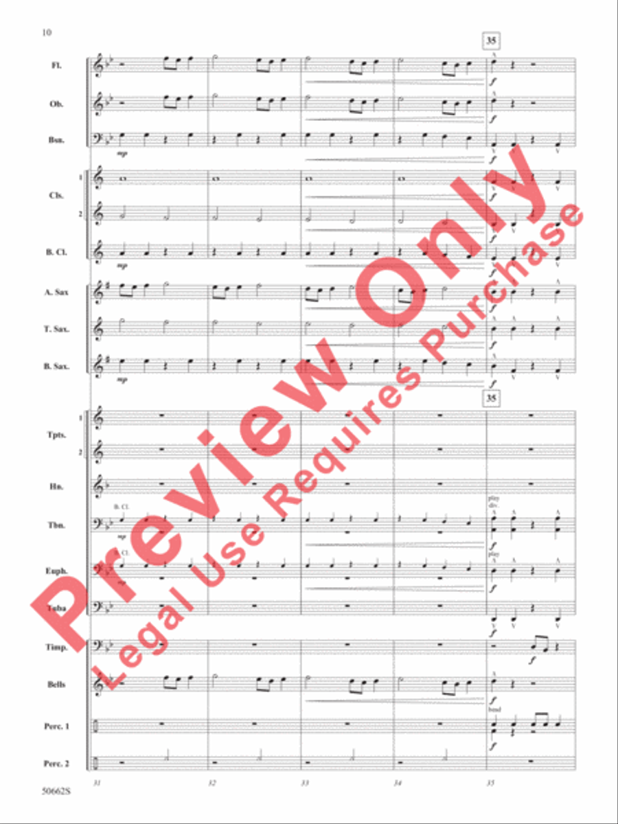 Clutch Clutch Concert Band scores gallery preview page 11