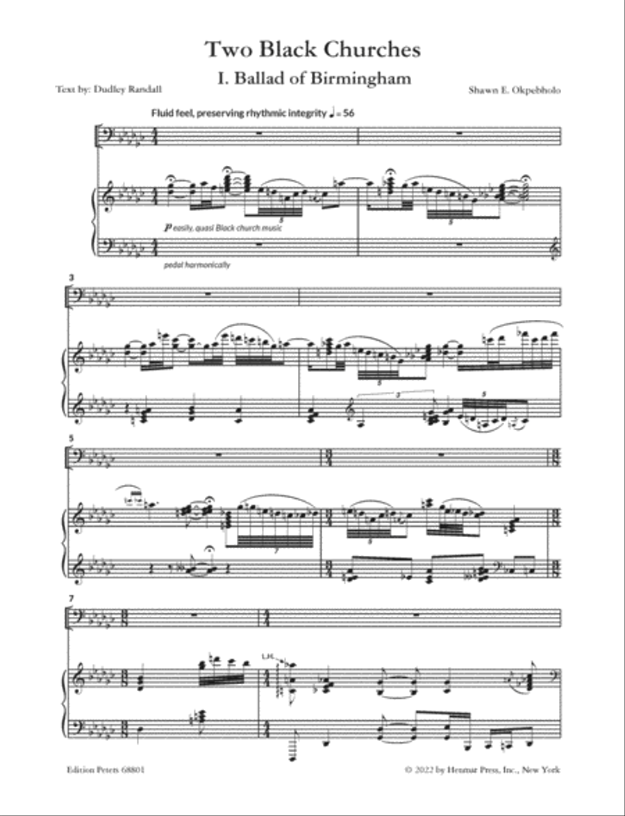 Two Black Churches Two Black Churches Small Ensemble scores gallery preview page 2